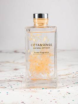 Диффузор для ароматизации помещений с палочками 150мл Цветы стекло 000000000001210780