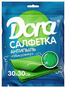 Салфетка Dora Антипыль 30х30см микрофибра с плетением, флис, артикул 2001-003 000000000001203032