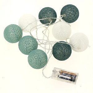 Эл.гирлянда 10LED Шарики 6см разноцветные AXS001040 000000000001182089