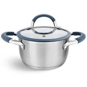 Кастрюля 2,2л SERVITTA KITCHEN FANTASY с крышкой нержавеющая сталь 000000000001217082
