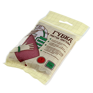 Губка для посуды DE'NASTIA 8х11см микрофибра T977004 000000000001124742