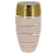 Ваза стеклянная с ручным рисунком, дизайн Danuta Kotova,Бочонок Н30 см, ручной объемный рисунок по фактурной поверхности с золочение 000000000001191028