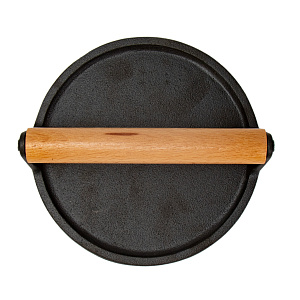 Пресс для гриля 18см SOFTUYUT деревянная ручка чугун 000000000001219079