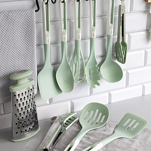 Терка M 24x12x5,5см DE'NASTIA плоская мятный нержавеющая сталь 000000000001213985