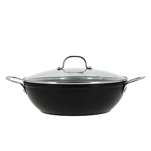 Сковорода Вок 30см TALLER Итан стеклянная крышка алюминий 000000000001166572