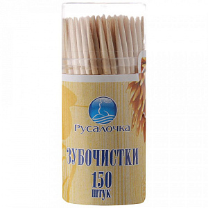Зубочистки РУСАЛОЧКА 150 штук 112413 000000000001192226