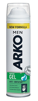 ГЕЛЬ для бритья ARKO MEN Anti-Irritation 200мл,505656 000000000001194257