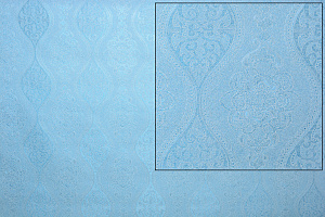 Клеенка столовая 20х1,4м ALAS EV TEKSTIL Орнамент голубой ПВХ 000000000001213402