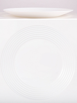 HARENA BLANC Тарелка обеденная 25см LUMINARC опал L1839 000000000001141766