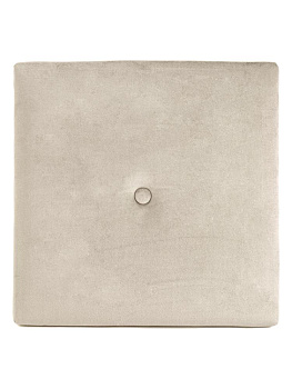 Пуфик складной 38х38х38см куб бежевый велюр 000000000001226413