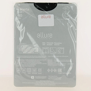 Колготки женские 40ден р.5 ALLURE Лацерта nero 000000000001197431