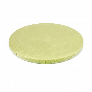 Подушка на стул 31,5см DE'NASTIA круглая светло-зеленая бархатная 100%полиэстер 000000000001208958