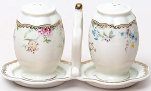 Набор для специй 2шт BALSFORD Франсуаза (солонка/перечница) подарочная упаковка фарфор 000000000001203956