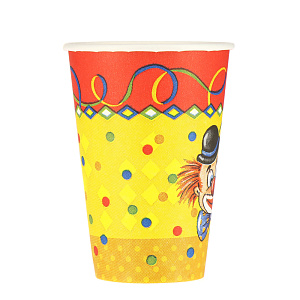 Набор одноразовых стаканов Клоун Pap Star, 200мл, 10 шт. 000000000001142463