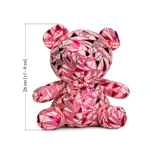 Игрушка мягкая 26±4см мишка с бабочкой в ассортименте полиэстер 000000000001220204