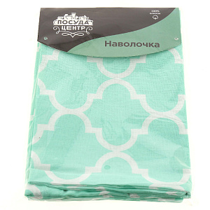 Наволочка 45х45см ПОСУДА ЦЕНТР мята хлопок 000000000001189035