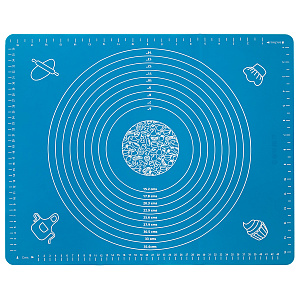 Коврик для выпечки и раскатки теста 40х50см силикон 000000000001220000