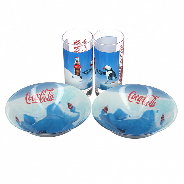 Детский набор Coca-Cola Polar Bear Luminarc, 4 предмета 000000000001119934