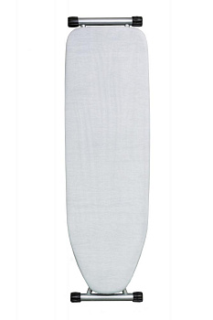 Доска гладильная 110х33см PERILLA Гиги однотонная. Имеет пластиковый крючок для крепления в шкафу. Гладильная поверхность-металл термостойкий чехол 000000000001205948