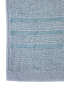 Полотенце махровое 30х60см СОФТИ бордюр 3 полоски голубой хлопок 100% 000000000001215906