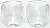 Набор стаканов 2шт 250мл OLAFF двойные стенки подарочная упаковка стекло 000000000001206623