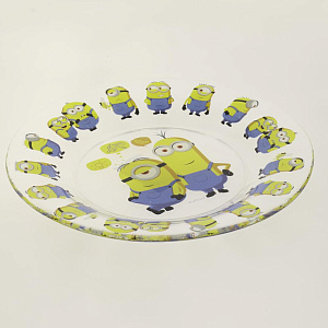 МИНЬОНЫ 2 Тарелка десертная 19,6см ОСЗ Симпатия стекло 000000000001205331