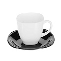 Чайный набор Carine Luminarc Black and White, 220мл, 12 предметов 000000000001004269