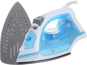 Утюг MAXTRONIC MAX-YB-TF2082/NW мощность1600Вт пластик/тефлон, отпаривание, регулировка подачи пара, самоочистка,вертикальное отпаривание,паровой удар 000000000001222950