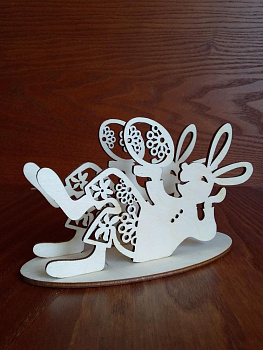 Салфетница Заяц в шортах, 16х7.5х10 см 000000000001185656