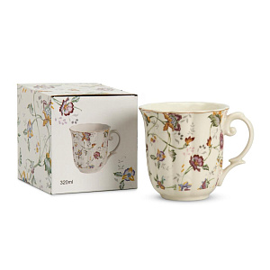 Кружка 320мл Космея подарочная упаковка фарфор 000000000001224408