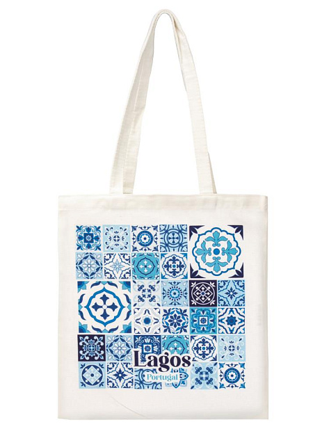 Сумка-шоппер 40х37см с принтом ST полиэстер/хлопок 000000000001227180