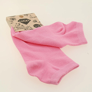 Носки женские заниженные однотон цветной р.36-39 LUCKY J000023 000000000001184369