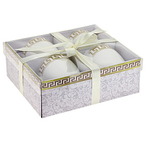 Набор кружек Wellberg, фарфор, 4 предмета 000000000001172365