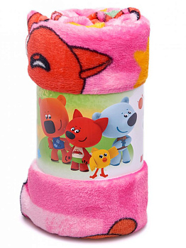 Плед 150х100см ПАВЛИНКА МимиМишки плотность 190гр розовый полиэстер 000000000001181311