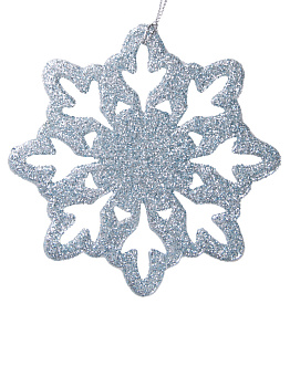 ДУ Снежинка-цветочек голубой 10х10см 75103 000000000001179873