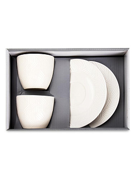 Набор чайный 4 предмета 250мл/16см Геометрия керамика 000000000001228298