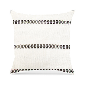 Наволочка декоративная 40х40см LUCKY ETNIC SGTH-1238 узор/полоска черный экрю хлопок 100% 000000000001218039