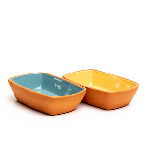 Набор форм для запекания 2шт 13х9х3,5см 170мл VIAPOT mix керамика 000000000001216671