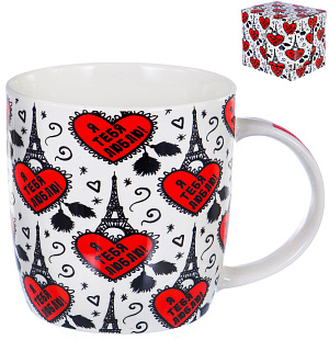Кружка 380мл OLAFF Я тебя люблю подарочная упаковка фарфор 000000000001184056