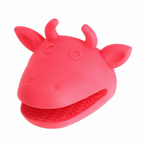 Прихватка 10,5х10см MARMITON Лягушка/Корова/Собака/Петух силиконовая термостойкая 000000000001030015