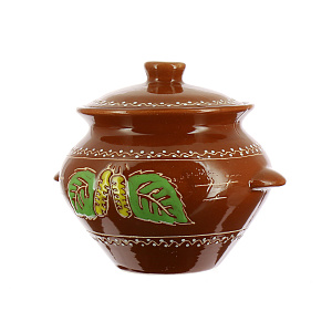 Горшок для запекания Березовые бруньки, 0.8л, керамика 000000000001113737