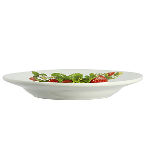 Мелкая тарелка Клубника Новая Кубаньфарфор, 17.5 см 000000000001068974