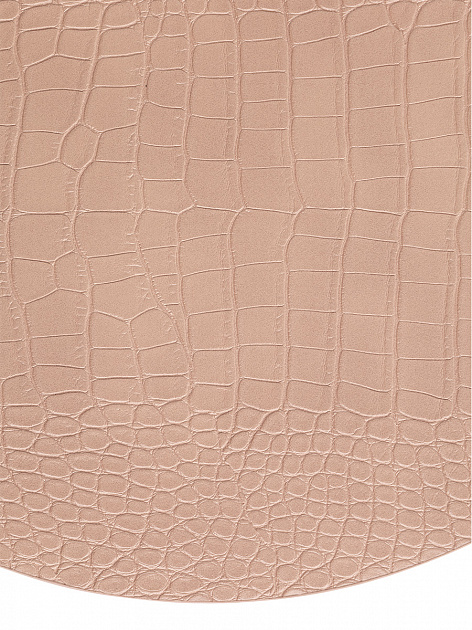 Салфетка сервировочная D36cm DE'NASTIA Крокодил розовый искусственная кожа ПВХ 000000000001214087