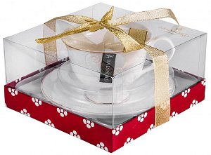 Пара чайная 220мл/блюдце BALSFORD Грация Евника подарочная упаковка фарфор 000000000001193992