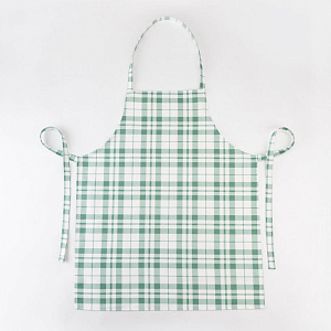 Фартук 60х70см Этель Eucalyptus клетка саржа 190гр 100%хлопок 000000000001206659