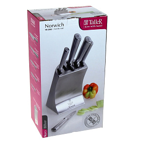 Набор ножей 6 предметов TALLER Норидж нержавеющая сталь Набор ножей 6 предметов TALLER Норидж нержавеющая сталь 000000000001009098