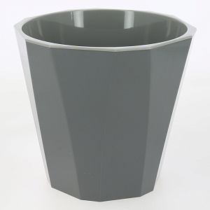 Кашпо со вставкой 1,8л MARTIKA Палермо темно-серый пластик 000000000001214194