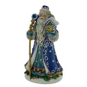 ДФ Дед Мороз с часами 25см 75532 000000000001164645