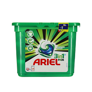 Растворимые капсулы для стирки Автомат Liquid Capsules Горный родник Ariel P&G, 28.8г, 23 шт. 000000000001106338