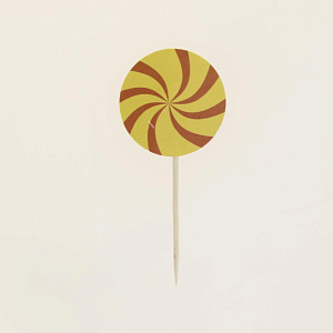 Набор форм для выпечки с топперами  48предмета (Формочки(гофрированная бумага-24шт,Топперы с декором(деревянные палочки и бумага-24ш 000000000001190153